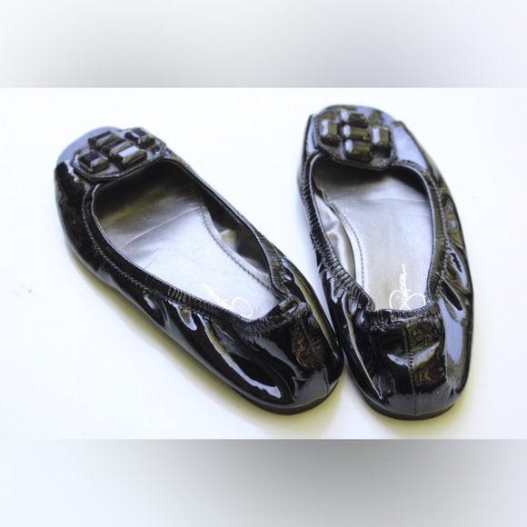 Jessica Simpson peep toe flats - Picture 8 of 11